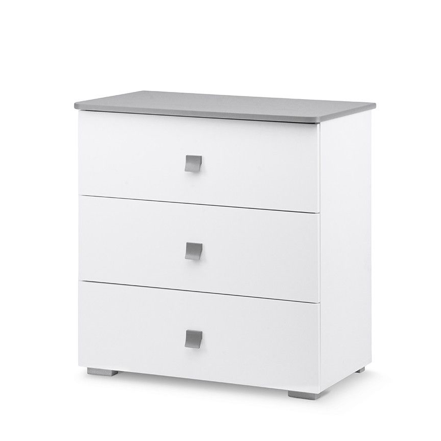 Omarica PABIS 87x83 cm bela/siva
