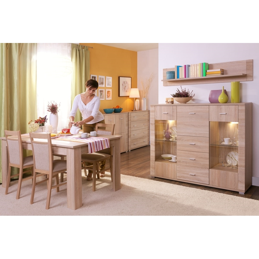 Omarica THEMO 96x93 cm hrast sonoma