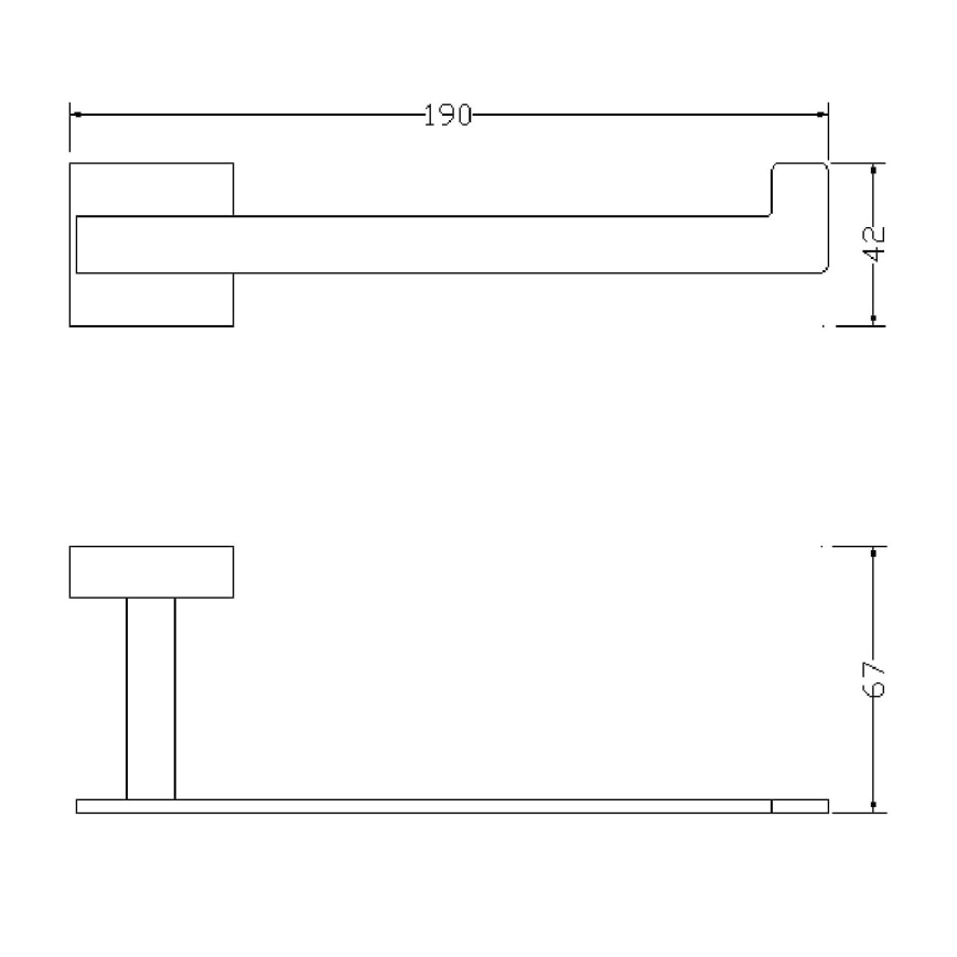 OMNIRES 8151BCR - Držalo za toaletni papir LIFT sijajni krom