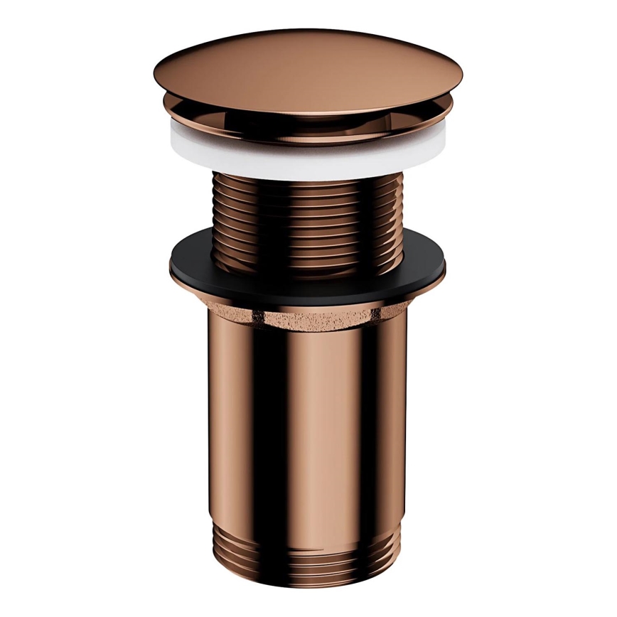 OMNIRES A716CP - Odpadni umivalnik CLICK-CLACK pr. 6,6 cm sijajni baker