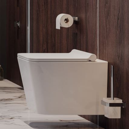 OMNIRES BOSTONDEBP - WC deska SoftClose BOSTON duroplast/sijoča ​​bela