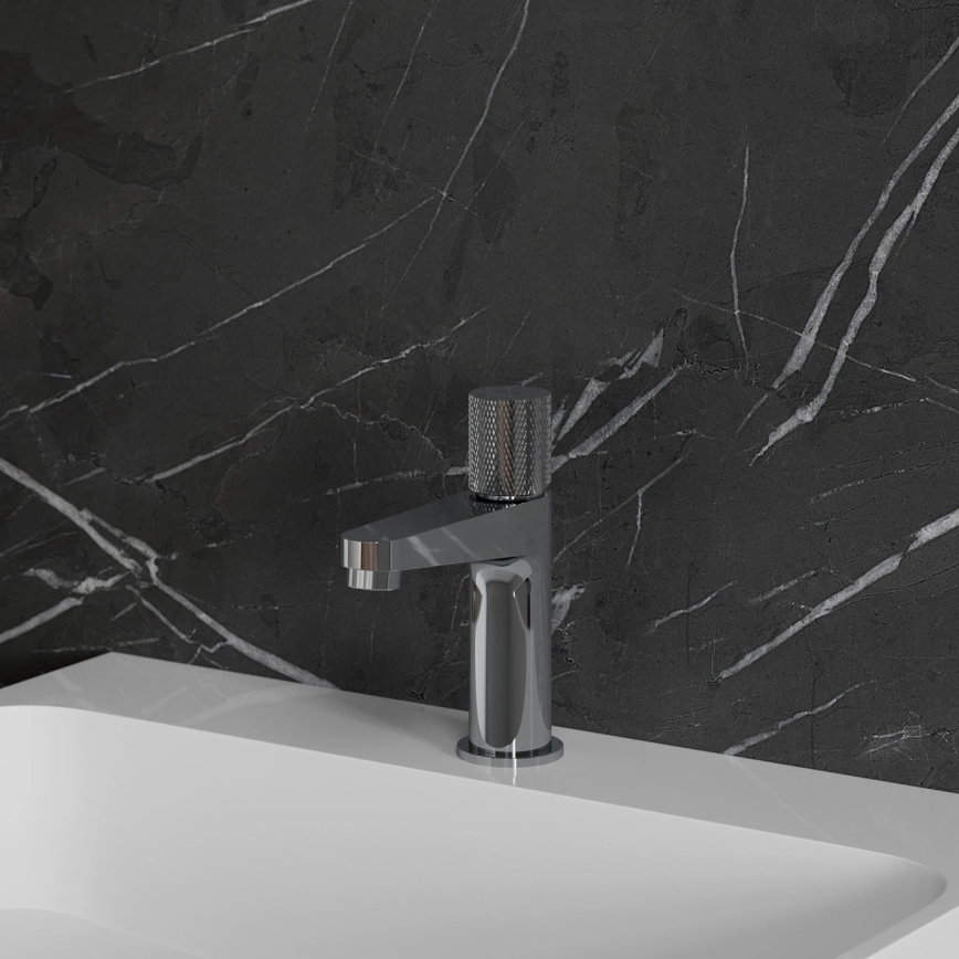 OMNIRES CT8010CR - Pipa za umivalnik CONTOUR 16,6 cm sijajni krom