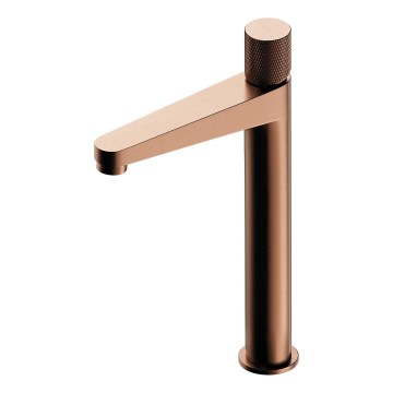 OMNIRES CT8012CPB - Pipa za umivalnik CONTOUR 31,2 cm, brušen baker