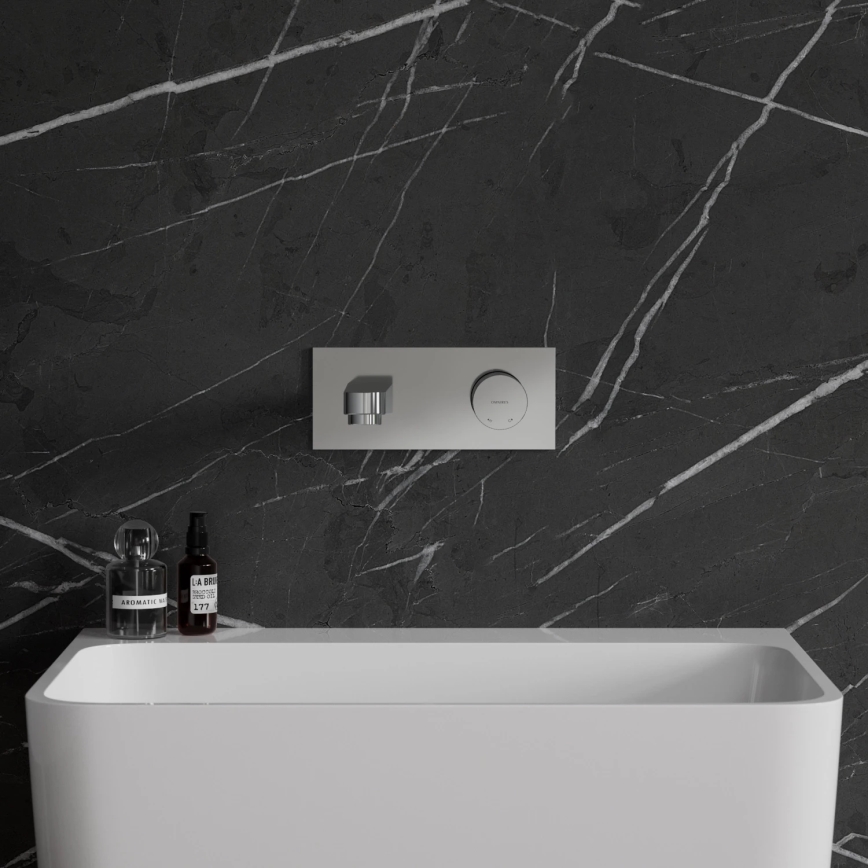 OMNIRES CT8015CR - Pipa za umivalnik za podometno montažo CONTOUR sijajni krom
