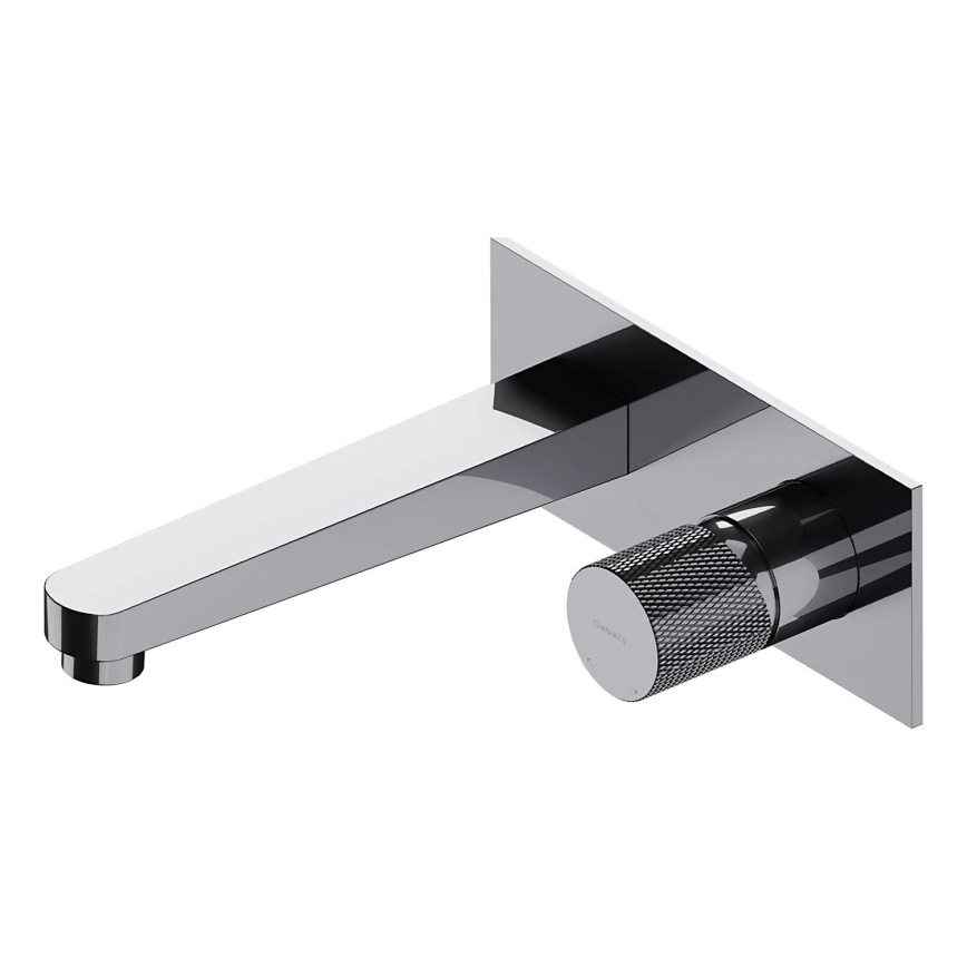 OMNIRES CT8015CR - Pipa za umivalnik za podometno montažo CONTOUR sijajni krom