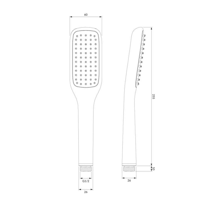 OMNIRES HUDSONX-PCR - Tuš set HUDSONX sijajni krom