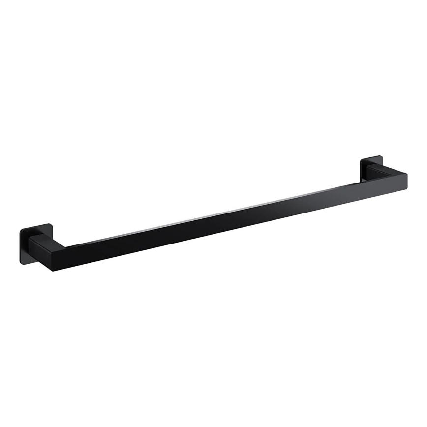 OMNIRES NL80216BL - Stensko držalo za brisače NELSON 62 cm mat črna