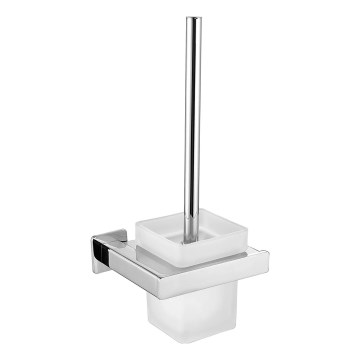 OMNIRES NL80620CR - Stenska-mounted toilet brush NELSON sijajni krom