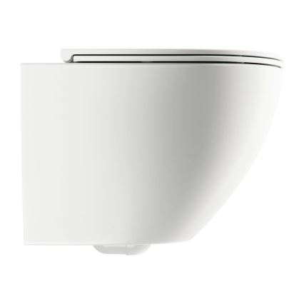OMNIRES OTTAWAMWBM - Viseča WC školjka z WC desko SoftClose OTTAWA keramika/mat bela