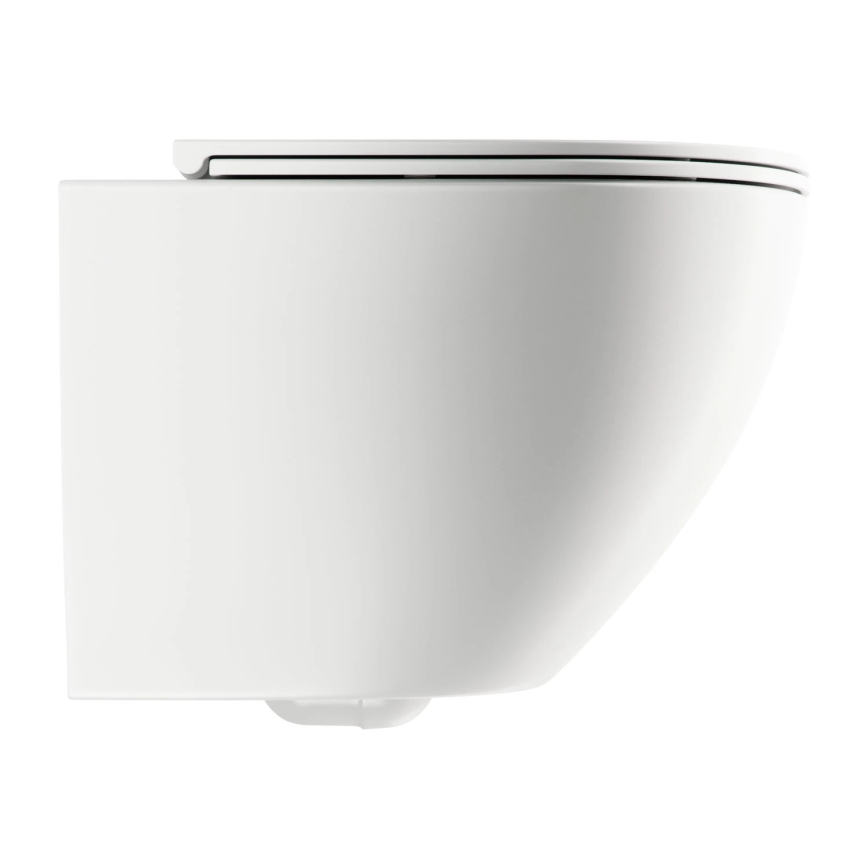 OMNIRES OTTAWAMWBM - Viseča WC školjka z WC desko SoftClose OTTAWA keramika/mat bela
