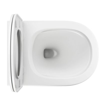 OMNIRES OTTAWAMWBM - Viseča WC školjka z WC desko SoftClose OTTAWA keramika/mat bela