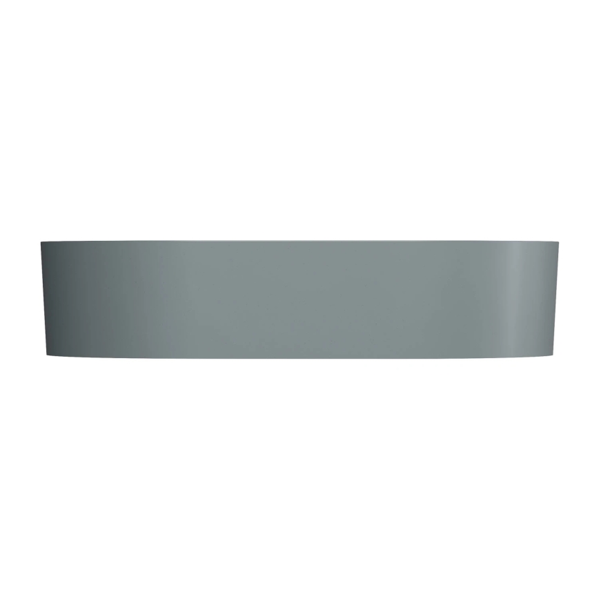 OMNIRES OVOUNAG - Namizni umivalnik OVO 55x36 cm dolomite/mat pepelnato siva