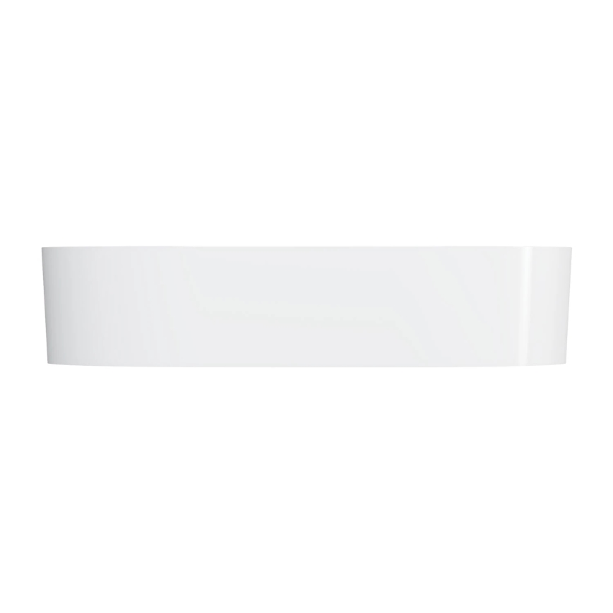 OMNIRES OVOUNBP - Umivalnik za pult OVO 55x36 cm dolomit/sijajno bela