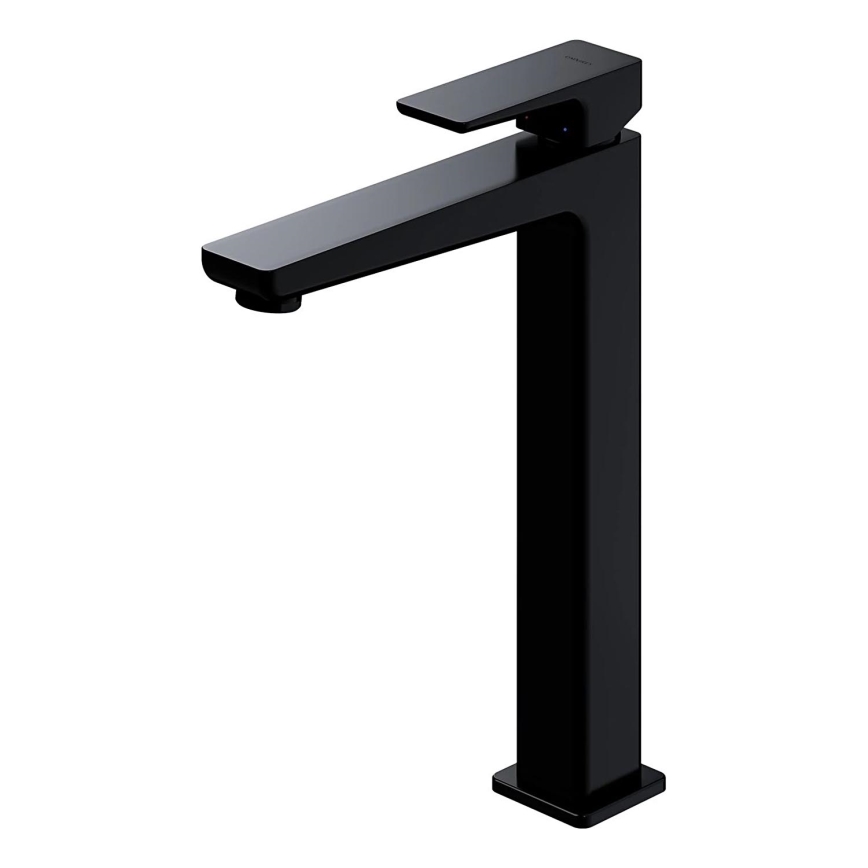 OMNIRES PM7412BL - Pipa za umivalnik PARMA 27,3 cm mat črna