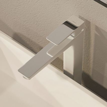 OMNIRES PM7412CRB - Pipa za umivalnik PARMA 27,3 cm sijajni krom/bela