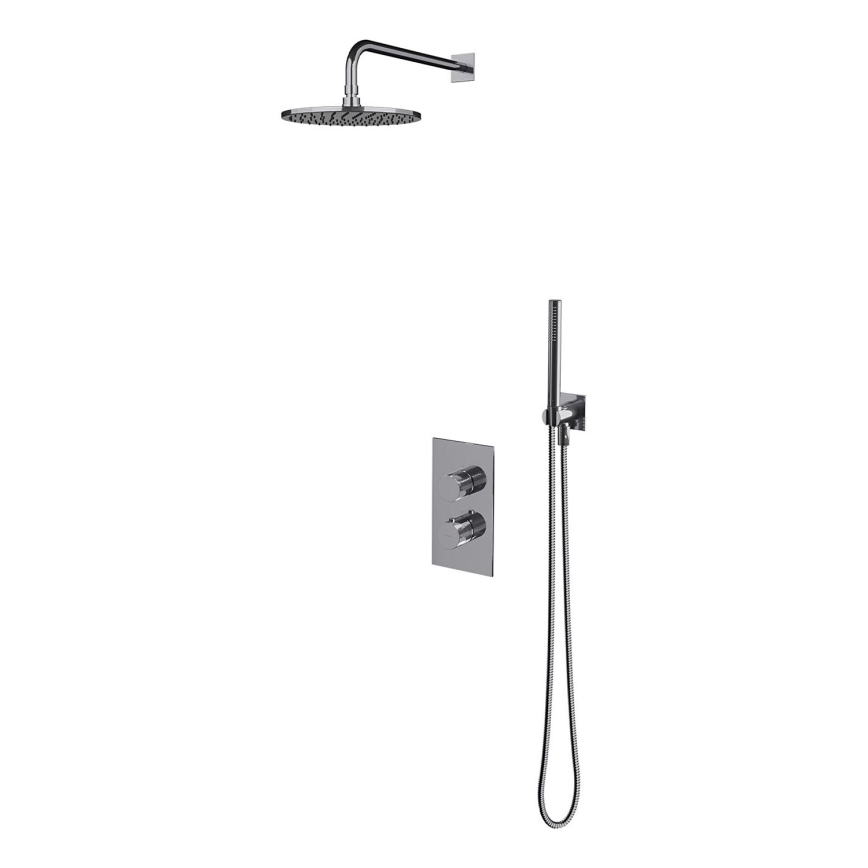 OMNIRES SYSCT11CR - Tuš set s termostatsko podometno pipo CONTOUR sijajni krom