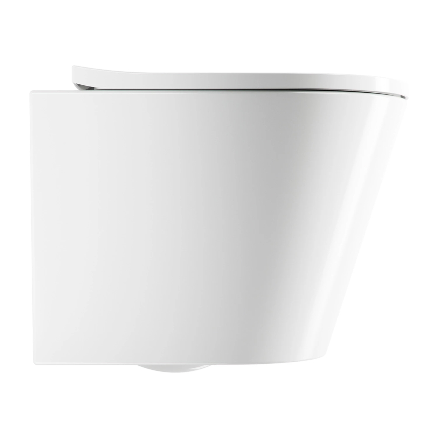 OMNIRES TAMPAMWBP - Viseča WC školjka s sedežno desko SoftClose TAMPA, keramika/sijajna bela