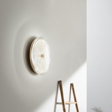 Ondaluce - LED stensko svetilo JOKEY LED/10W/230V zlato/prozorno