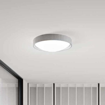 Ondaluce - LED stropna svetilka CONCRETE LED/20W/230V Ø 41 cm beton/siva