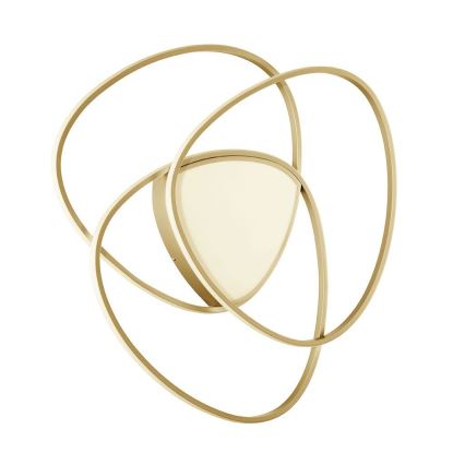 Ondaluce - LED stropna svetilka ROSE LED/80W/230V, z možnostjo zatemnitve, zlata