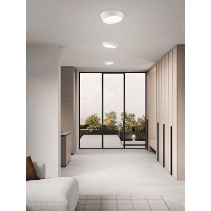 Ondaluce - LED zatemnjevalna stropna svetilka HALF LED/25W/230V 3000/4000K premer 38,5 cm bela