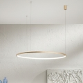Ondaluce - LED zatemljiv lestenec na kablu SOEL LED/28W/230V, premer 60 cm, v zlati barvi