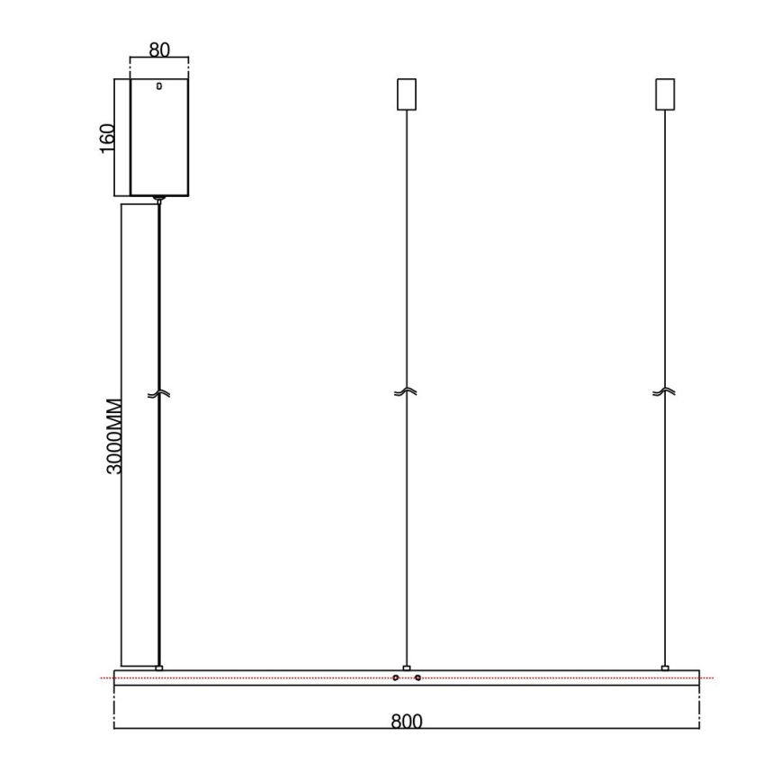 Ondaluce - LED zatemljiv lestenec na jekleni vrvici SOEL LED/38W/230V 3000/4000K, premer 80 cm, bela