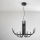 Ondaluce - LED zatemljiv lestenec na lanku NOUVEAU LED/35W/230V premer 78 cm črn