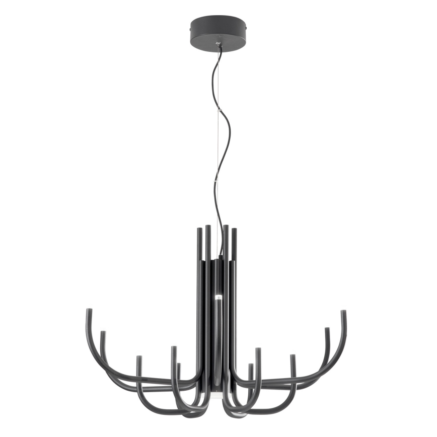 Ondaluce - LED zatemljiv lestenec na lanku NOUVEAU LED/35W/230V premer 78 cm črn