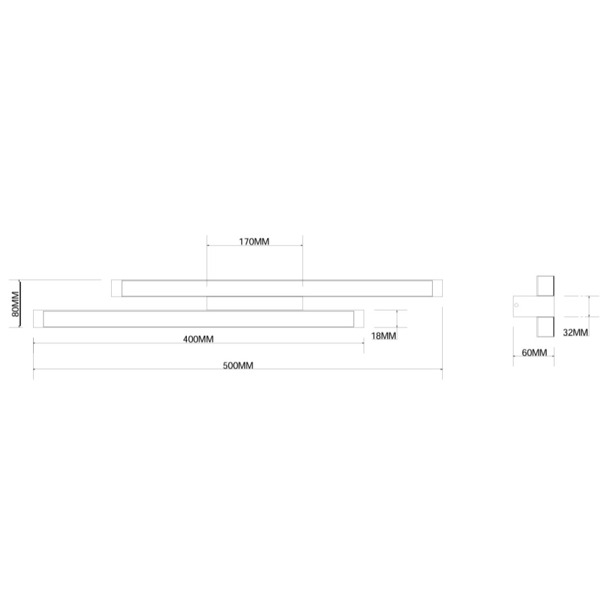 Ondaluce - LED zatemnjevalna stenska svetilka MOVIDA LED/16W/230V zlata