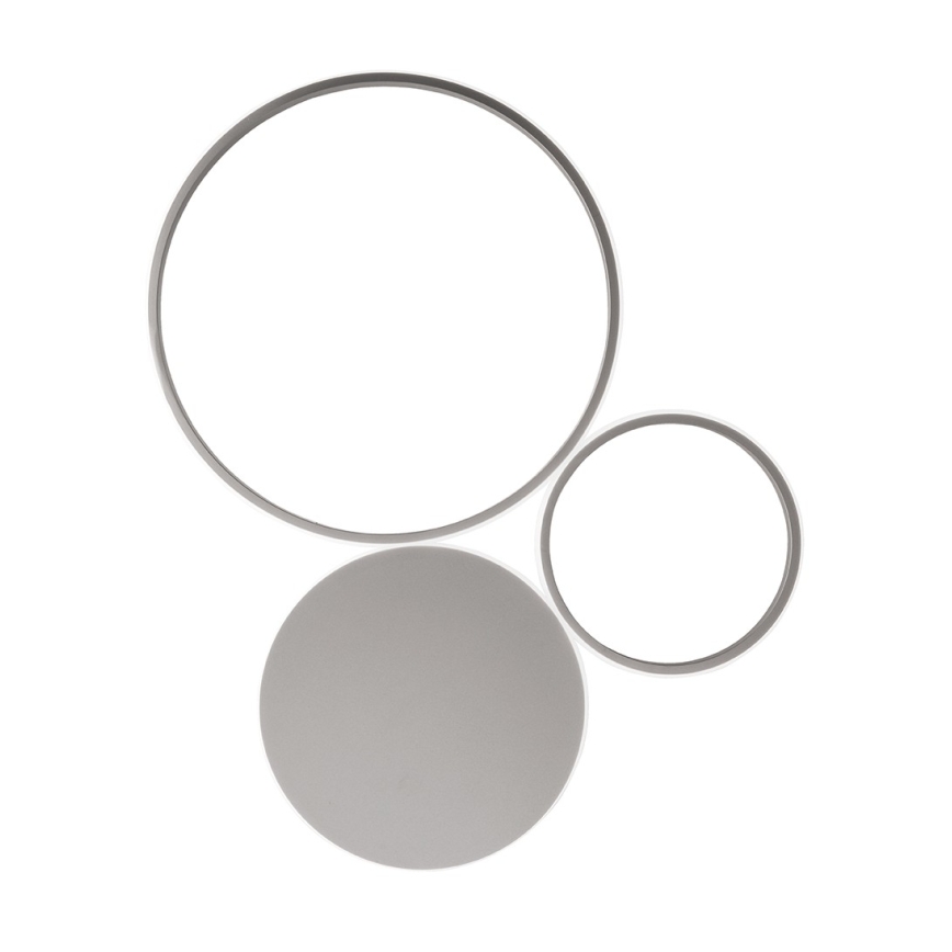 Ondaluce - LED zatemnjevalna stenska svetilka POIS LED/42W/230V srebrna