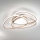 Ondaluce - LED zatemnjevalna stropna svetilka ROSE LED/70W/230V 63x67 cm zlata