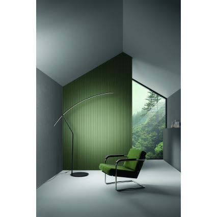 Ondaluce - LED zatemnjevalna talna svetilka FOLAGA LED/30W/230V 190 cm črna