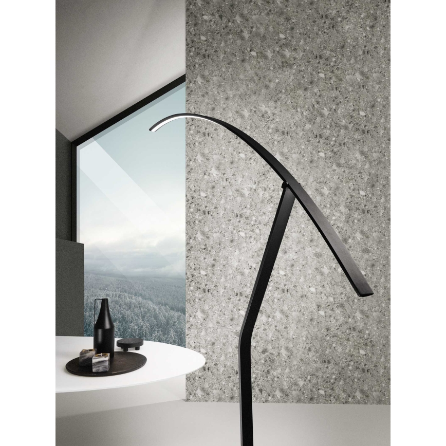 Ondaluce - LED zatemnjevalna talna svetilka FOLAGA LED/30W/230V 190 cm črna