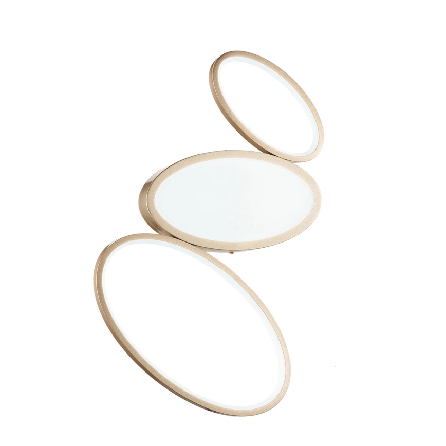 Ondaluce - LED zatemnjevalno stropno svetilo RICE LED/25W/230V 38x63 cm zlato