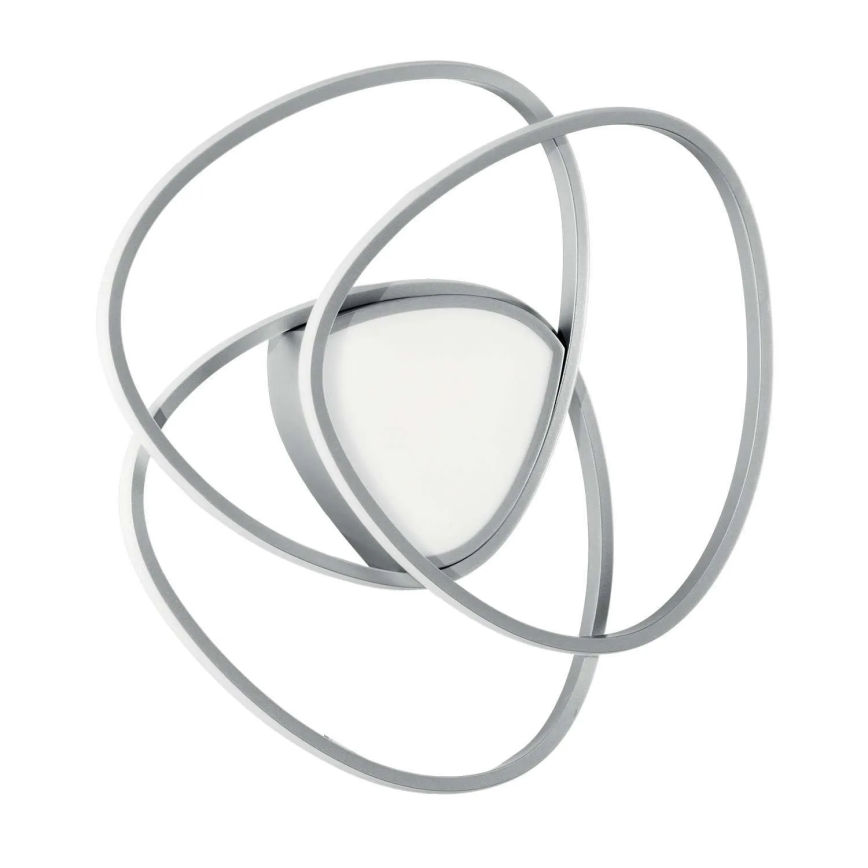 Ondaluce - LED zatemnjiva stropna svetilka ROSE LED/60W/230V srebrna