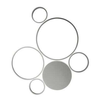 Ondaluce - LED zatemnljivo stropno svetilo POIS LED/68W/230V srebrne barve