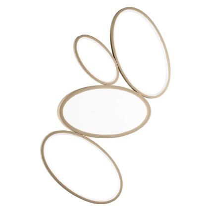 Ondaluce - LED zatemnljivo stropno svetilo RICE LED/34W/230V 45x80 cm zlato