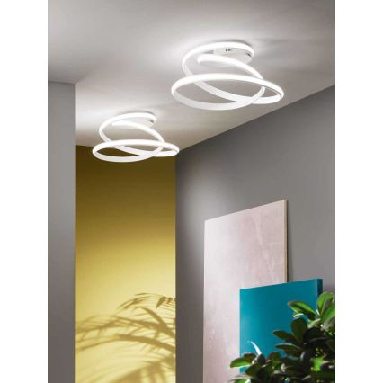 Ondaluce - LED zatemnljivo stropno svetilo VUELTA LED/37W/230V Ø 55 cm belo