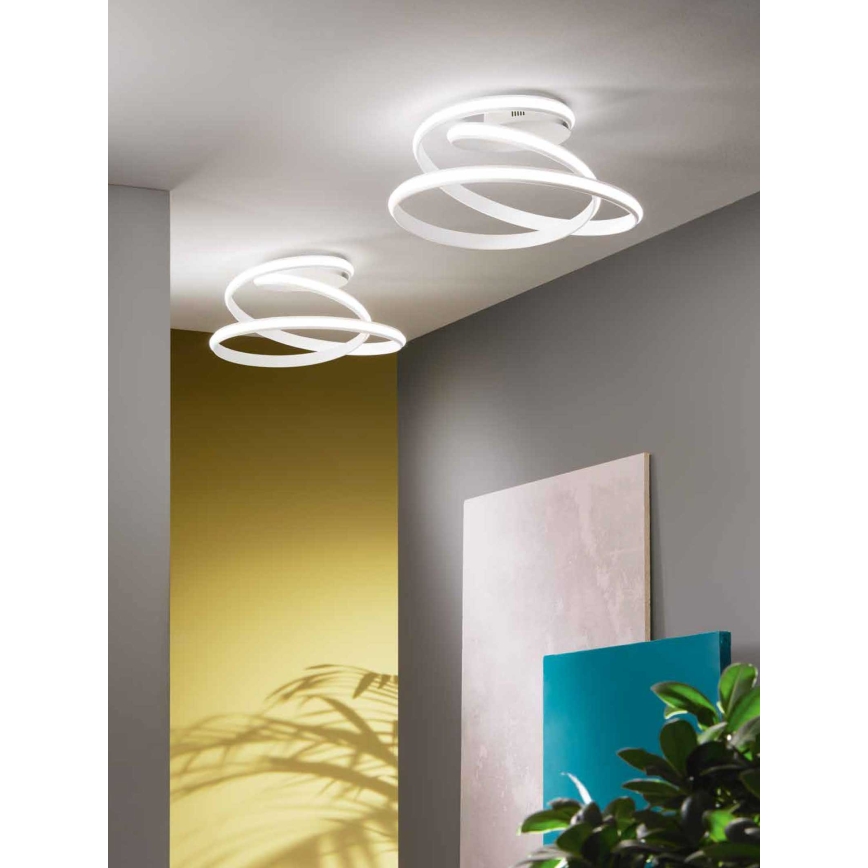 Ondaluce - LED zatemnljivo stropno svetilo VUELTA LED/37W/230V Ø 55 cm belo