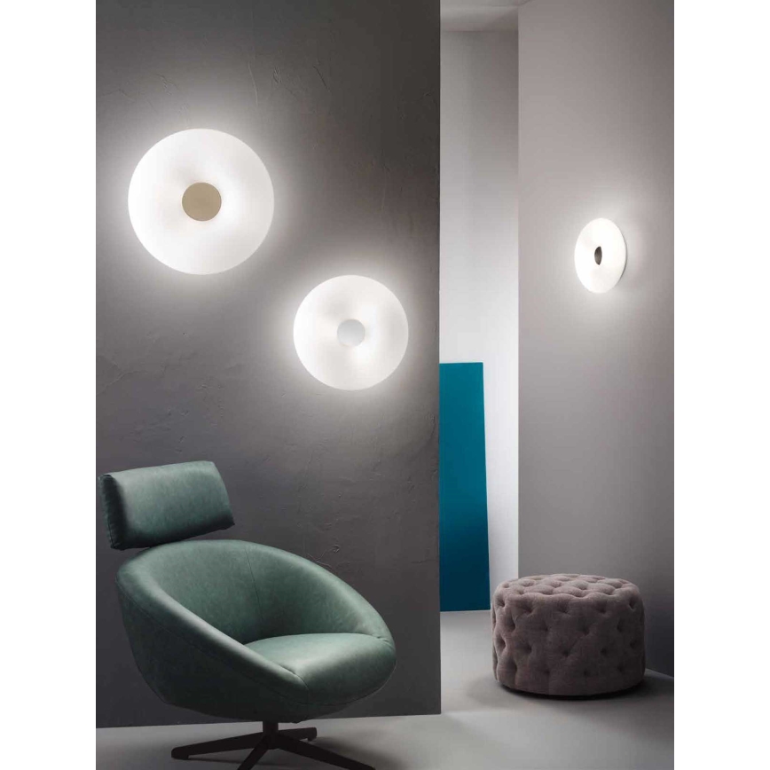 Ondaluce - Stropna svetilka DODI 2xE27/15W/230V Ø 33 cm bela