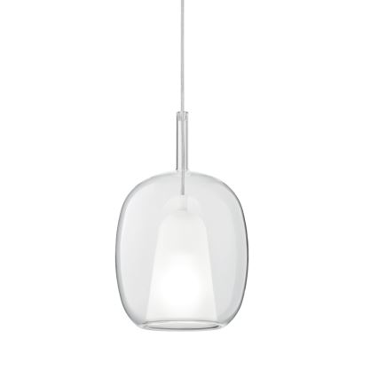 Ondaluce - Viseči lestenec na kablu THELMA 1xE27/15W/230V premer 19,5 cm zlata/prozorna