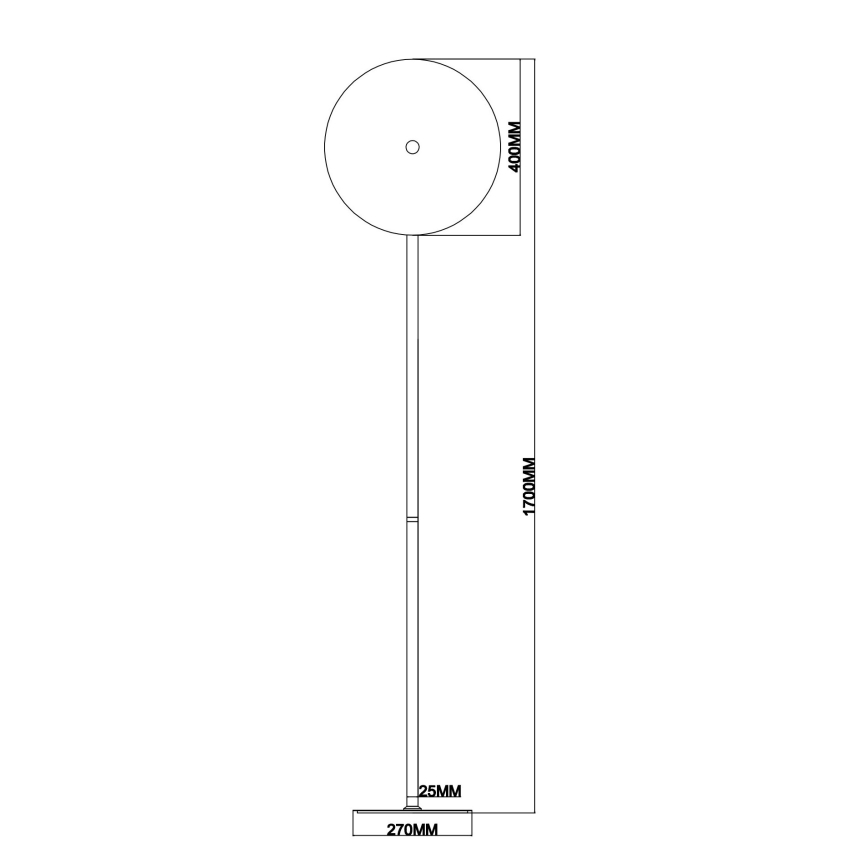 Ondaluce - LED stoječa svetilka JOKEY LED/15W/230V 170 cm z možnostjo zatemnitve zlata/dimno bež