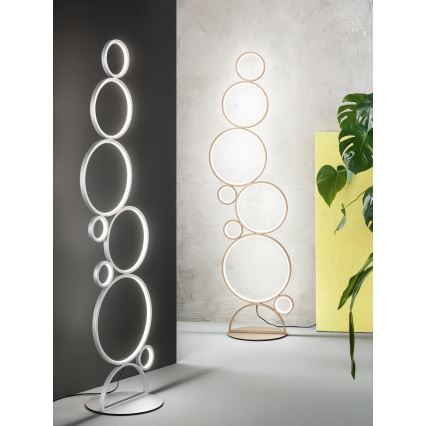 Ondaluce - Zatemnjevalna LED stoječa svetilka POIS LED/52W/230V 160 cm zlata