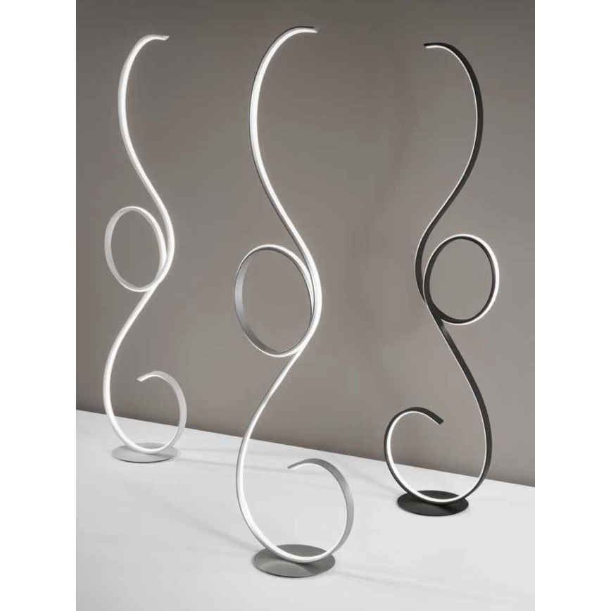 Ondaluce - zatemnjiva LED stoječa svetilka FLOK LED/44W/230V bela