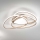 Ondaluce - Zatemnljivo LED stropno svetilo ROSE LED/60W/230V 50x54 cm v zlati barvi