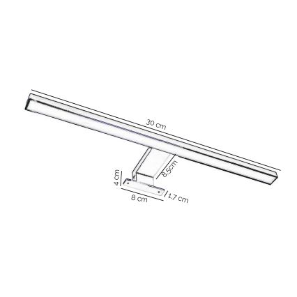 ONLI - LED Kopalniška luč za osvetlitev ogledala NEMO LED/4,5W/230V 4000K 30 cm IP44 sijajni krom