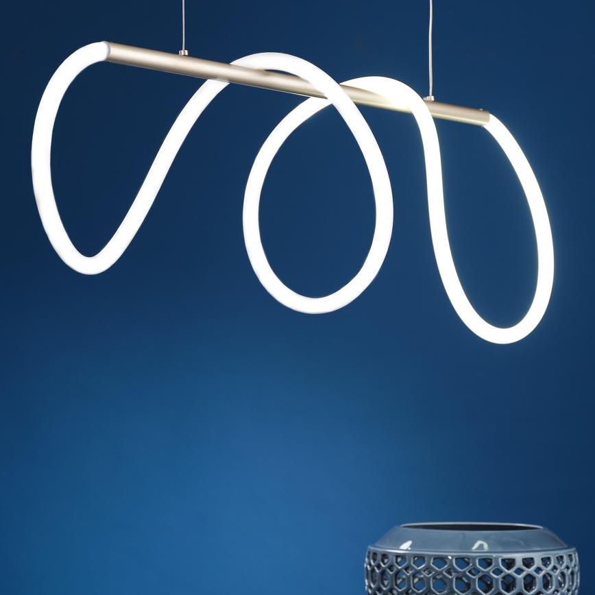 ONLI - LED Lestenec na vrvici AMANDA LED/40W/230V 4500K mat krom