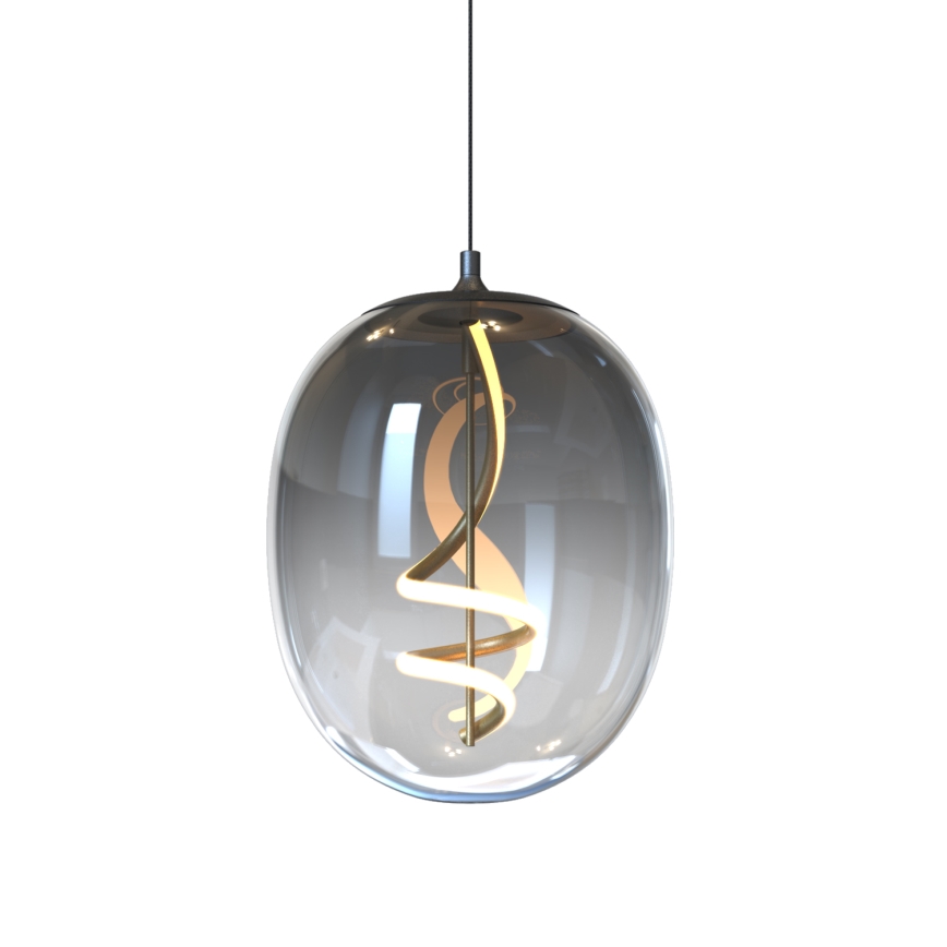 ONLI - LED Lestenec na vrvici LILLY LED/12W/230V 4000K črna