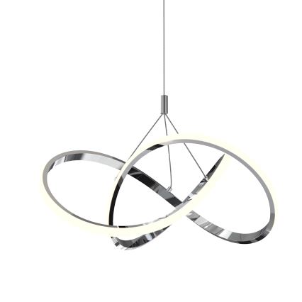 ONLI - LED Lestenec na vrvici LOOP LED/40W/230V 4000K sijajni krom